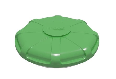 Крышка для септика 800 мм зелёная усиленная