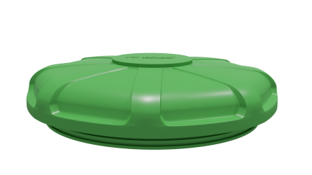 Крышка для септика 800 мм зелёная
