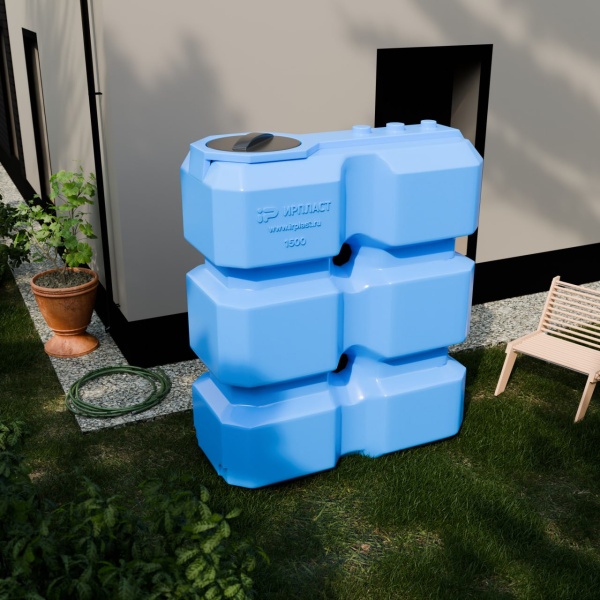 Ёмкость КН 1500 л. голубая Ёмкость КН 1500 л. голубая