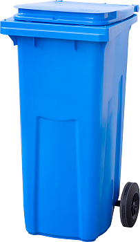 Мусорный контейнер 120 литров, синий