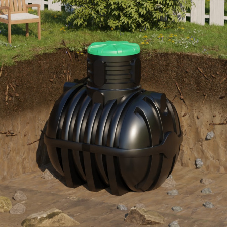 Подземная емкость 3000л. черная усиленная