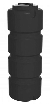 Ёмкость ЭВЛ 350 л. чёрная, крышка 350мм