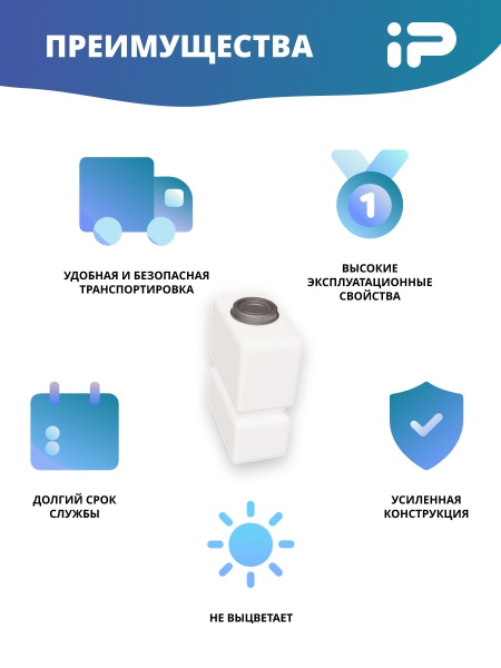 Ёмкость К 200 л. белая