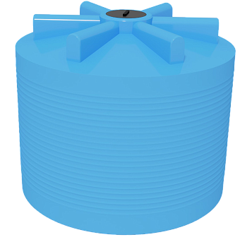 Ёмкость ЭВЛ 4500 л. голубая