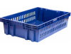 Ящик п/э 600х400х152,5 с перфор. хлебный, синий, 1,2кг,403