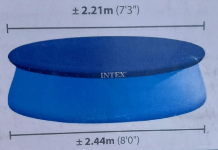 Тент для бассейна, диаметр 2,21*2,44м