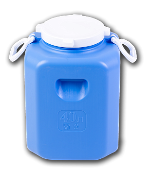 Фляга с ручками 40 л ( уп. синяя)