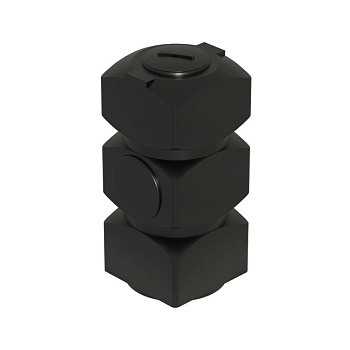 Ёмкость К 500 л. вертикальная чёрная