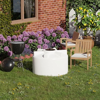 Ёмкость ЭВЛ 700 л. белая, крышка 450мм