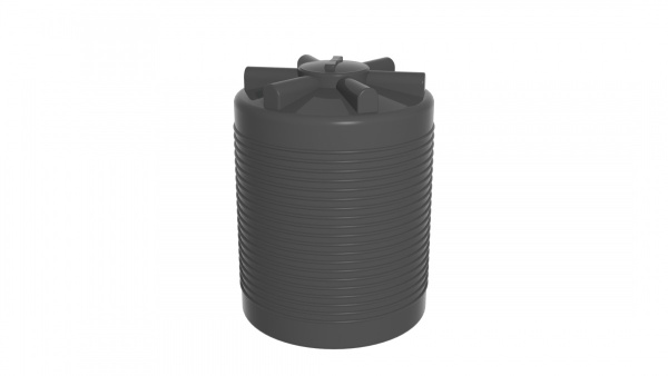 Ёмкость ЭВЛ 1000 л. черная с отводом