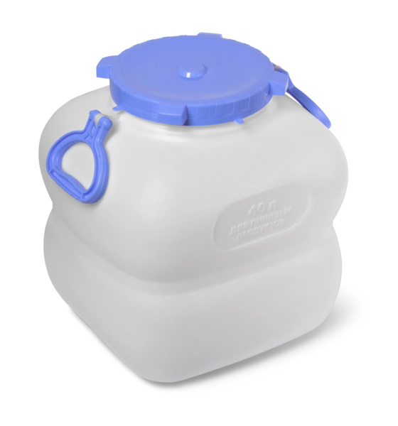 Фляга 40л.с ручками белая