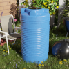 Ёмкость ЭВЛ 500 л. голубая с отводами, крышка 350мм