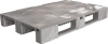 Паллет 1200х800х150мм, сплошной на 3-х полозьях, серый,TR 1208-1