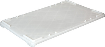 Крышка 600х400 п/э д/ящиков, морозостойкая, белая,506