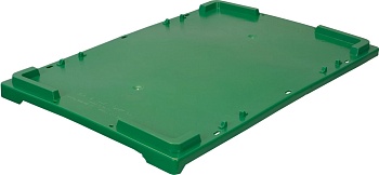 Крышка 600х400 п/э д/ящиков, утяжеленная, зеленый 503-1