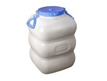 Фляга 60л.с ручками белая