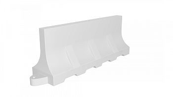 Блок дорожный ВОДОналивной белый, 1500мм