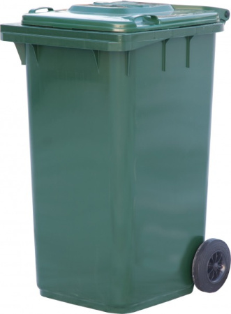 Мусорный контейнер 240 литров, зеленый