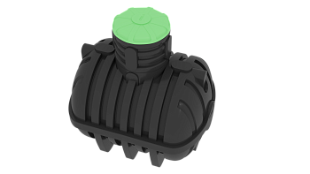 Подземная емкость 3000л. черная усиленная