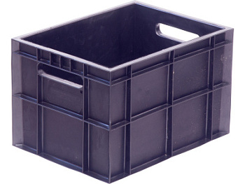 Ящик п/э 400х300х260 "Фин-пак"черный 303